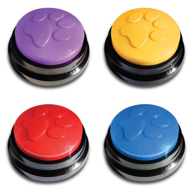 Paw Dog Buttons for Voice Record and Communication with Buzzer